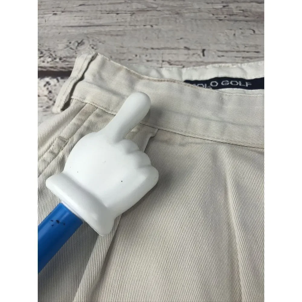 Ralph Lauren Polo Golf Mens 34 Tan Pleated Front Pockets Fairway Shorts‎ Classic - Picture 6 of 11
